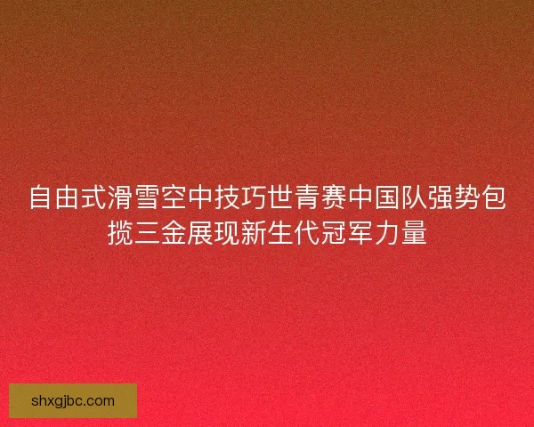 自由式滑雪空中技巧世青赛中国队强势包揽三金展现新生代冠军力量 自由式滑雪空中技巧世青赛中国队强势包揽三金展现新生代冠军力量